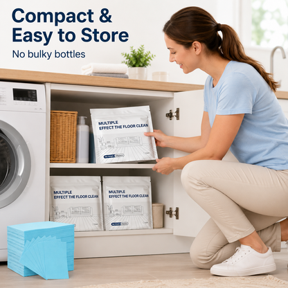 🌿 Multi-Surface Antibacterial Floor Cleaner Sheets – For Hardwood, Tile & Laminate 🛡️
