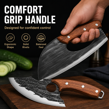 🔧New Upgrade-Forged Butcher Knife Set