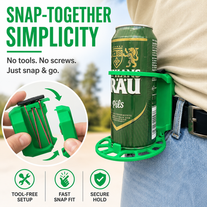 Foldable Belt-Mounted Drink Holder 🥤🎒