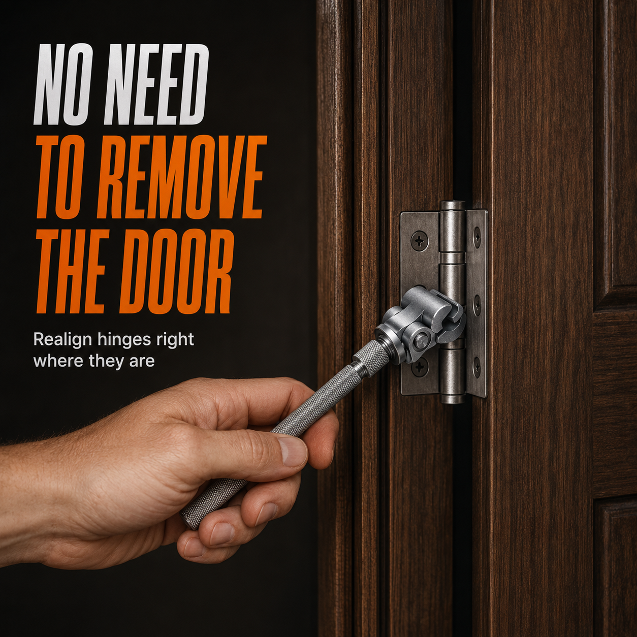 🔧 Adjustable Door Hinge Alignment Tool – Fix Sagging & Misaligned Doors