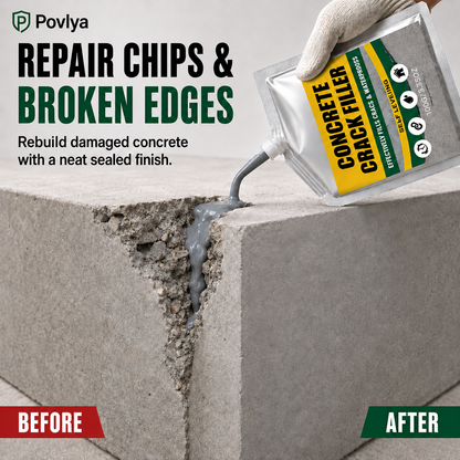 📢📢49% OFF !! ⏰🏠 Waterproof Concrete Crack Filler for Indoor & Outdoor Use
