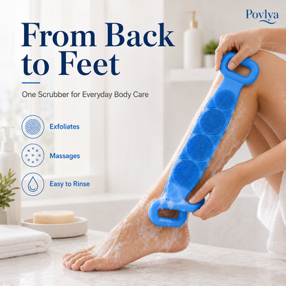 🔥49% OFF🌈 4-Pack Silicone Back Scrubber Set