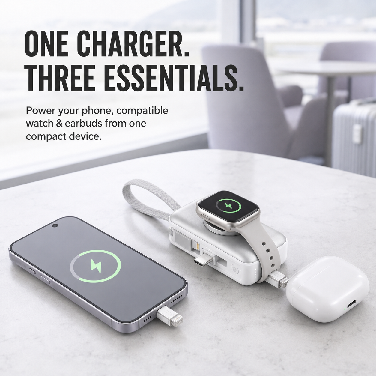 🔥 Last Day 30% OFF—🔋 3-in-1 Mini Power Bank – One Compact Charger For All Your Devices
