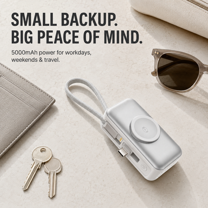 🔥 Last Day 30% OFF—🔋 3-in-1 Mini Power Bank – One Compact Charger For All Your Devices