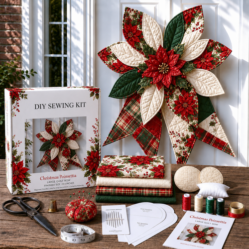 Large Patchwork Bow Sewing Kit