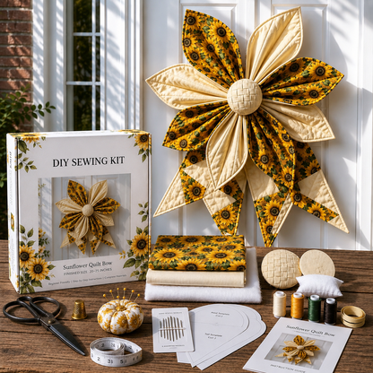 Large Patchwork Bow Sewing Kit