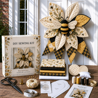 Large Patchwork Bow Sewing Kit