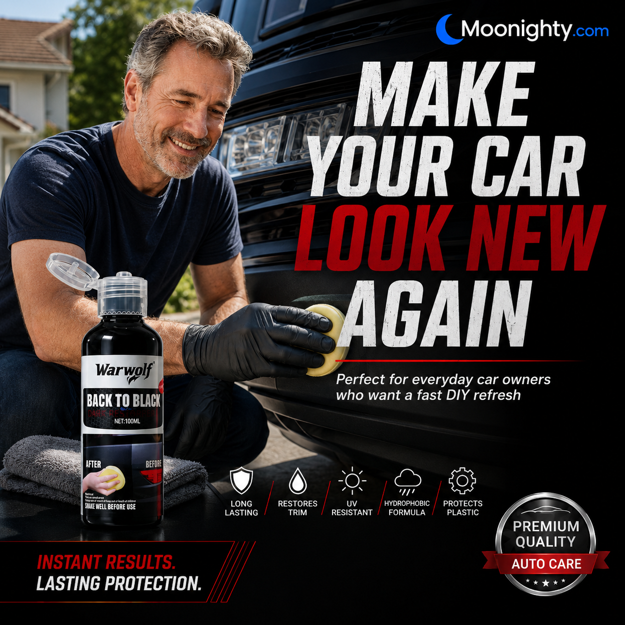 Professional Plastic Reviver for Cars