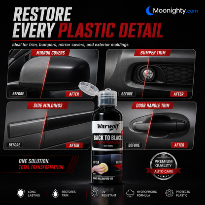 Professional Plastic Reviver for Cars