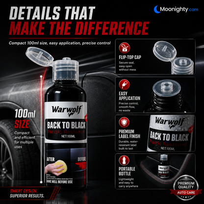 Professional Plastic Reviver for Cars