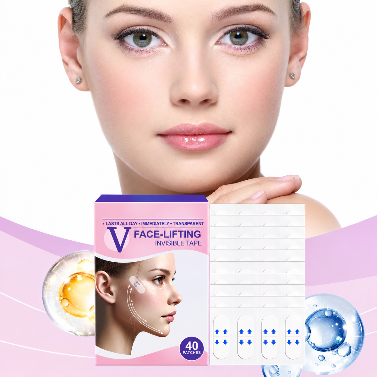 Cinta Adhesiva Invisible Lifting V-Face👑