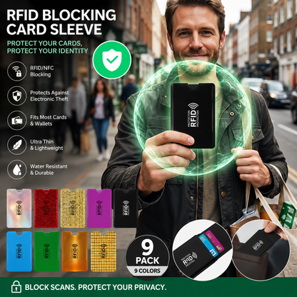 Last Week Promotion 70% OFF - RFID Blocking Card Sleeves