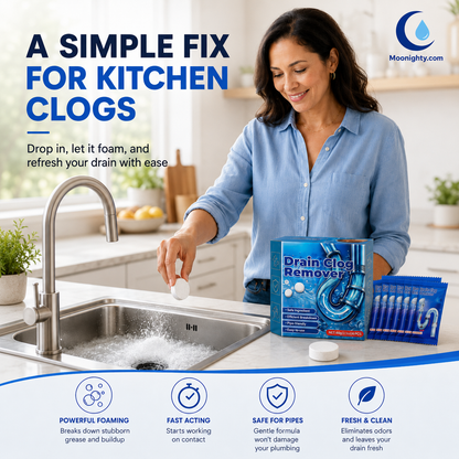 Effervescent Drain Clog Remover Tablets