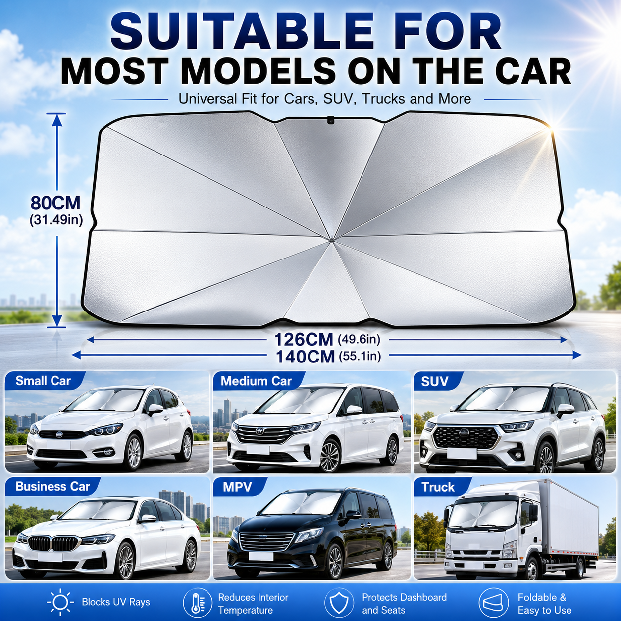 Last week's promotion:🔥70% off - Portable car sunshade