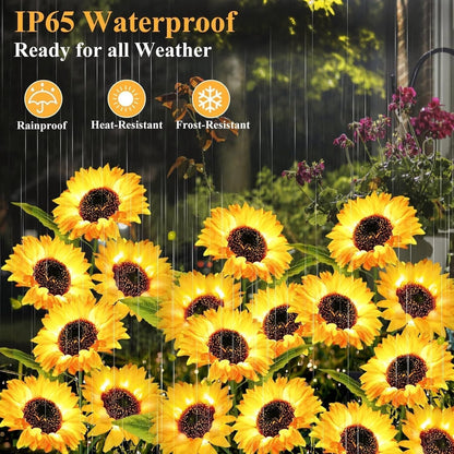 🌻Sunflower Solar Powered Lights for Garden