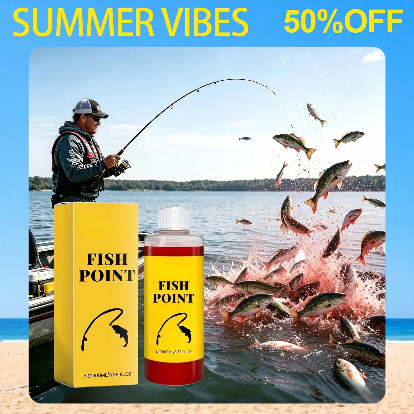 Concentrated Fish Attractant Liquid