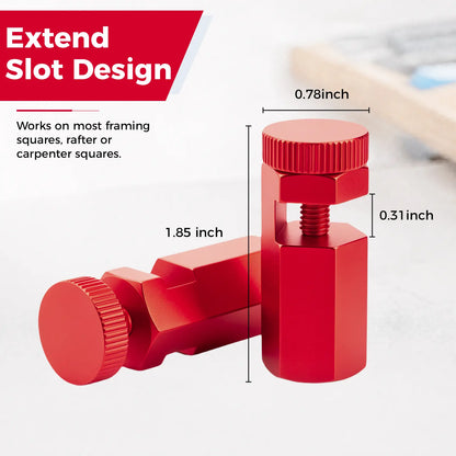 Tall Stair Gauges for Framing Square with Holder & Hook 📐🪵