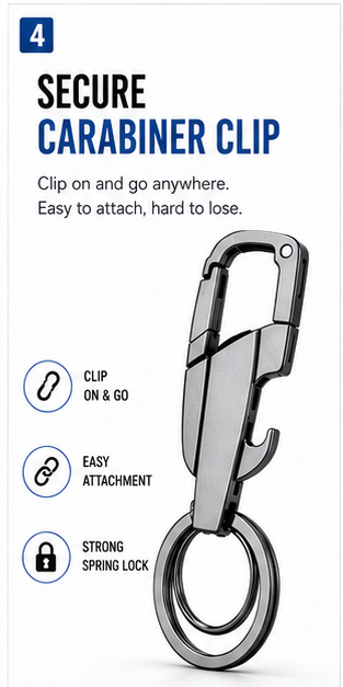 🔥Hot Sales 49% OFF💦5-IN-1 Multi-tool Keychain🛠️