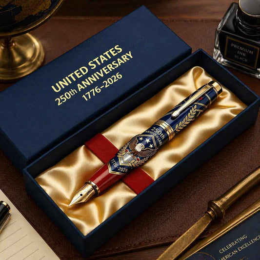 🎁 Cuaderno y bolígrafo del 250.º aniversario de EE. UU., 1776-2026, regalo patriótico