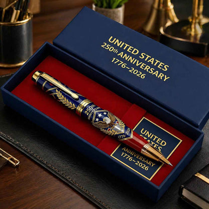 🎁USA 250th Anniversary Notebook & Pen Set, 1776-2026 Patriotic Gift
