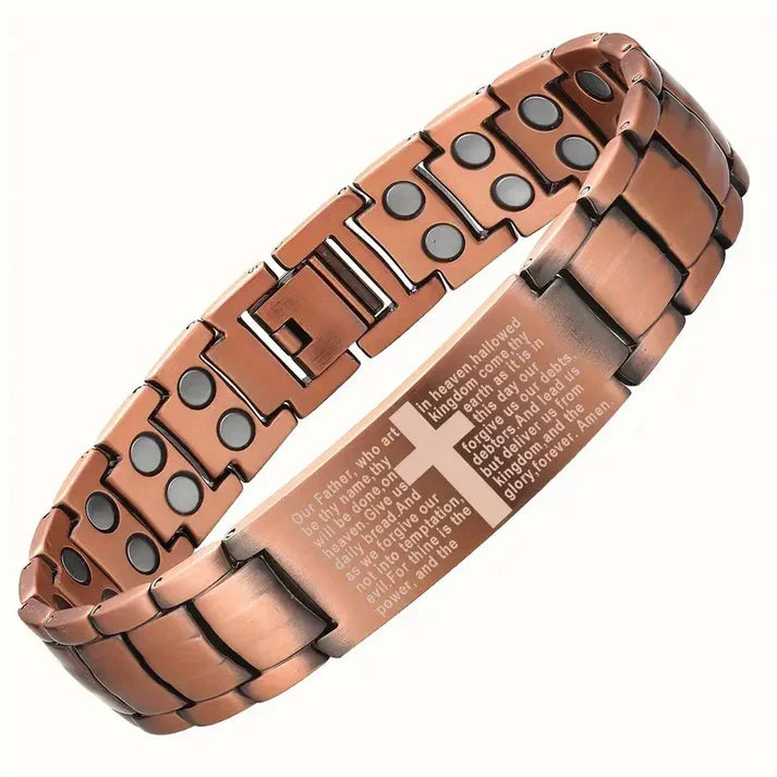 📢📢50% OFF !!🎁 Copper magnetic bracelet--Relieve fatigue and promote blood circulation