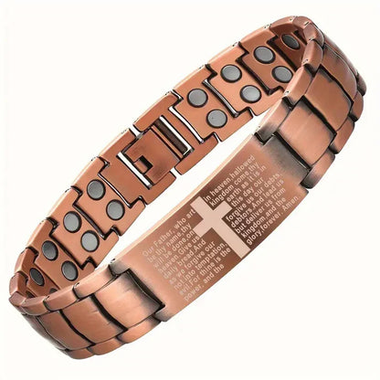 📢📢50% OFF !!🎁 Copper magnetic bracelet--Relieve fatigue and promote blood circulation