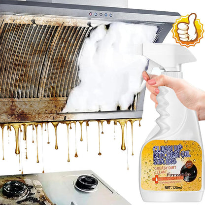 Kitchen Spray Cleaner & Degreaser - Antibacterial Lemon Scented Quick Grease Removal