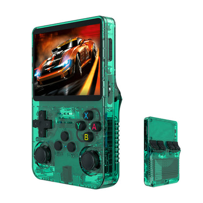 R36S Retro Handheld Game Console – 3.5" IPS Screen, Linux System, 3000mAh Battery, Preloaded Games