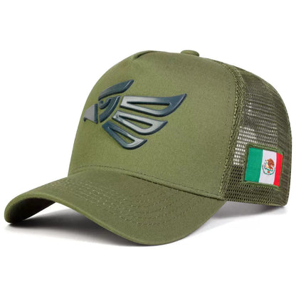 🦅 Mexican Eagle Label Trucker Hat