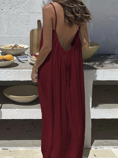 💃✨Women's Solid Color Cami Lounge Dress💕