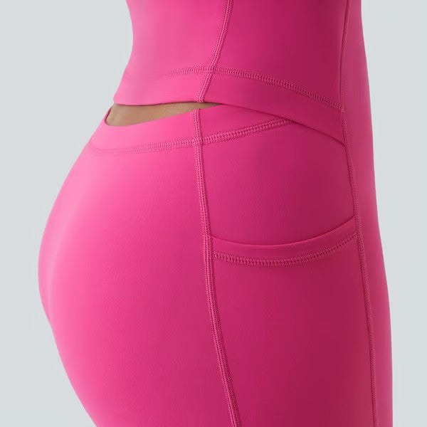 Women’s Spaghetti Strap Athletic Tennis Dress with Built-in Shorts