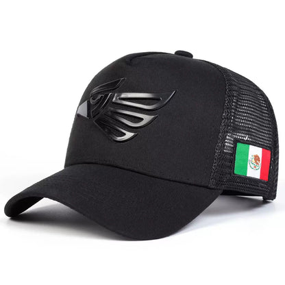 🦅 Mexican Eagle Label Trucker Hat