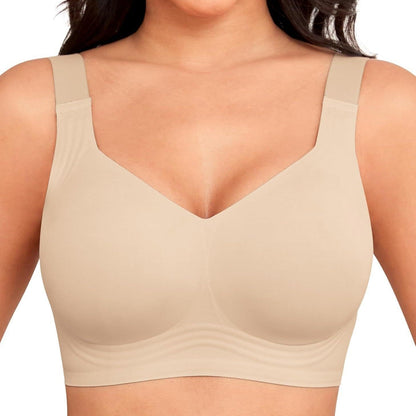 Jelly Seamless Lift Bra Wireless Push Up No Underwire Full Coverage Plus Bras