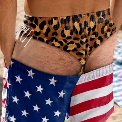🔥50% OFF Today Only - Funny Patriotic Men Swim Trunks