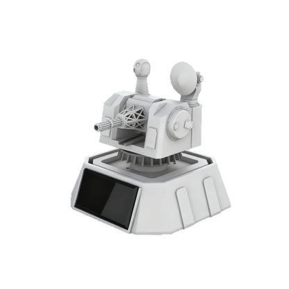 🛡️Solar-Powered Rotating Aircraft Carrier Gun Model