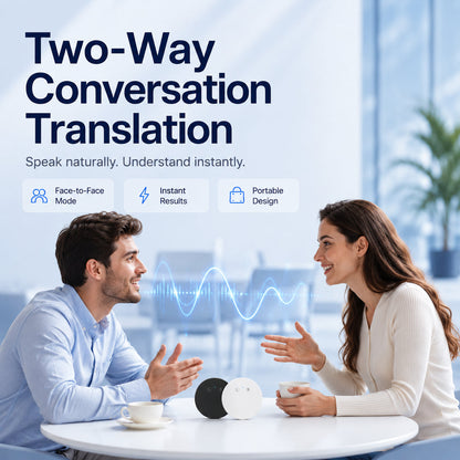 AI Pocket Translator – Real-Time Two-Way Voice Translation in 35+ Languages