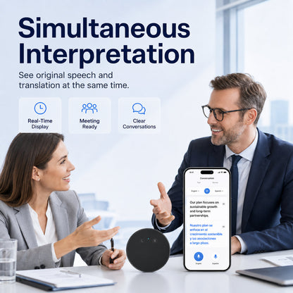 AI Pocket Translator – Real-Time Two-Way Voice Translation in 35+ Languages