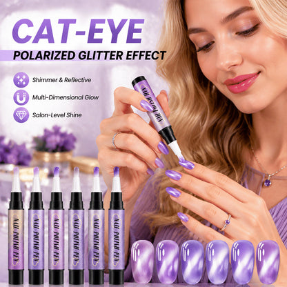 6PCS One-Step Gel Nail Art Pen Set