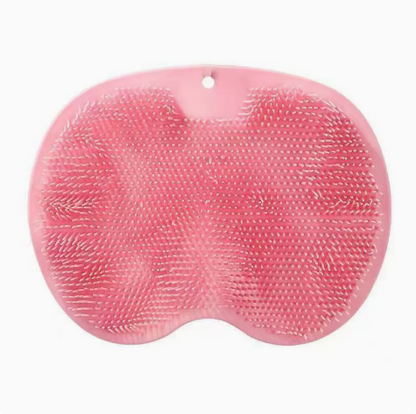 Scrub mat for feet and body in the shower