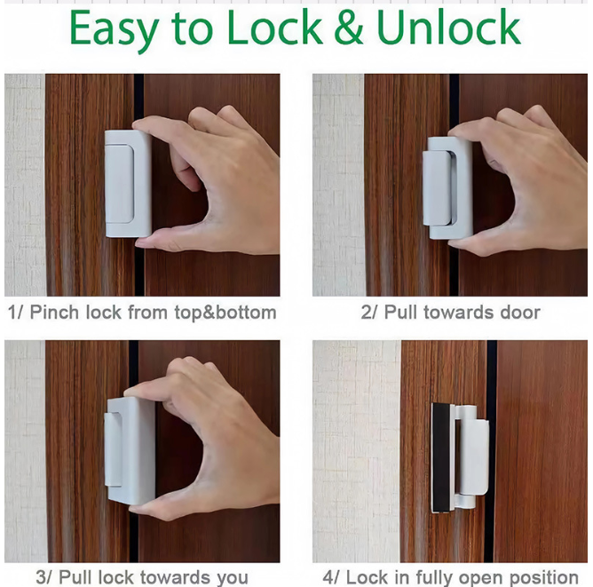 High-Security Metal Door Lock