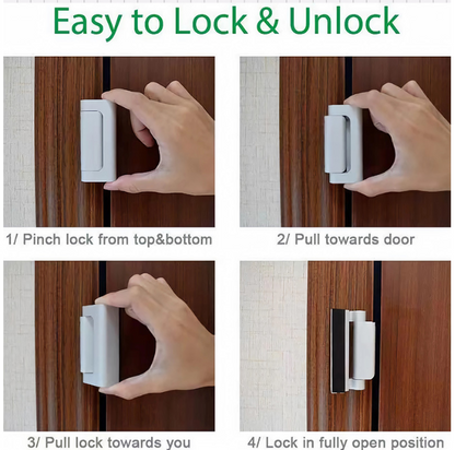 High-Security Metal Door Lock