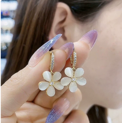 ✨Sky Blue Drop Dangle Hoop Earrings