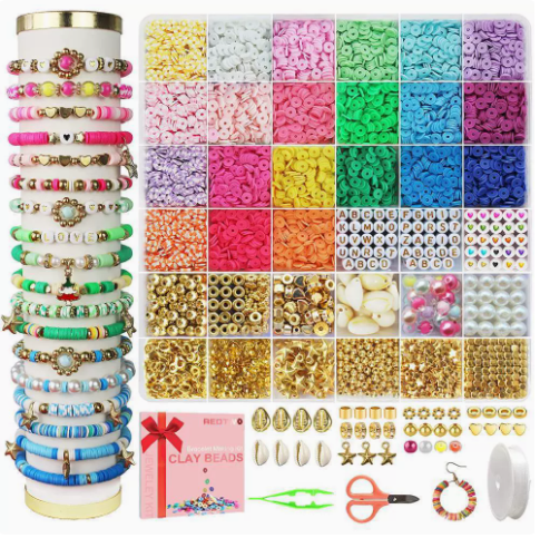 Clay Beads Bracelet Making Kit