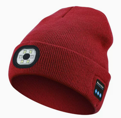 🔥Bluetooth Beanie with LED Light & Removable Speakers
