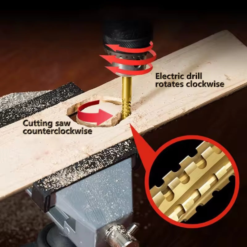 Multipurpose Twist Drill Saw Bits Set