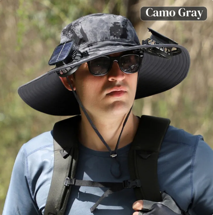 🔥HOT SALE NOW 49% OFF🔥Solar Cooling Sun Hat – Portable Fan Cap