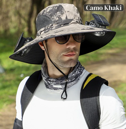 🔥HOT SALE NOW 49% OFF🔥Solar Cooling Sun Hat – Portable Fan Cap