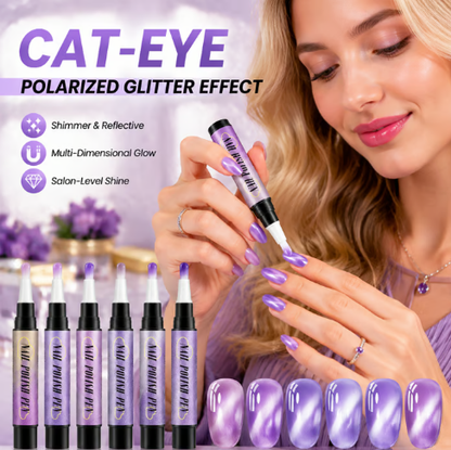 💅 6PCS One-Step Gel Nail Art Pen Set – Salon Beauty at Home