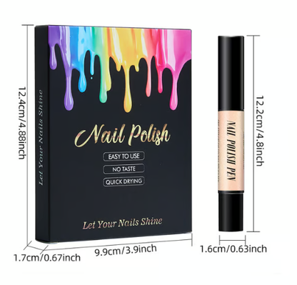 💅 6PCS One-Step Gel Nail Art Pen Set – Salon Beauty at Home
