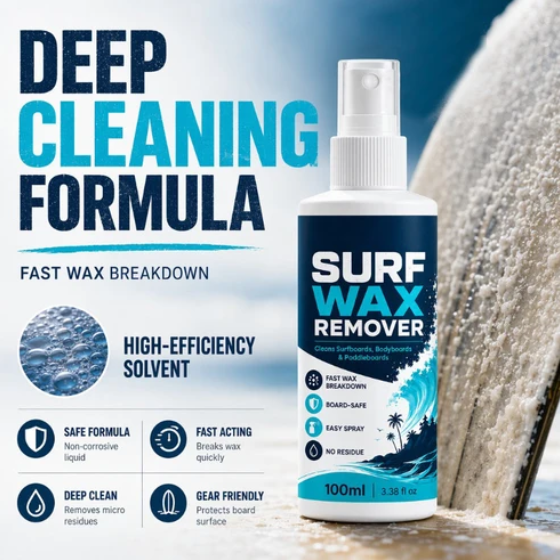 Surfboard Wax Remover Spray Quick Acting Cleansing Formula